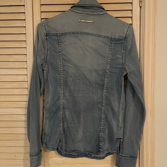 Denim long sleeve shirt soft - Picture 3 of 3